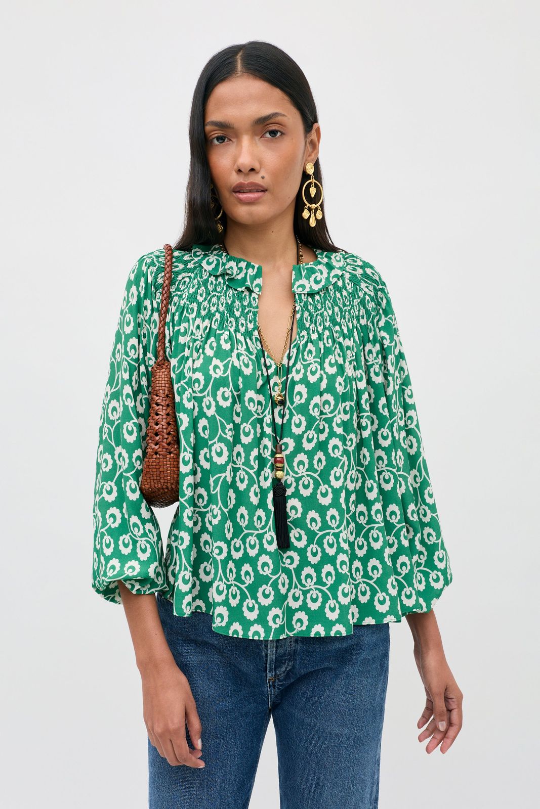 Maevie -  Wishing Floral Green