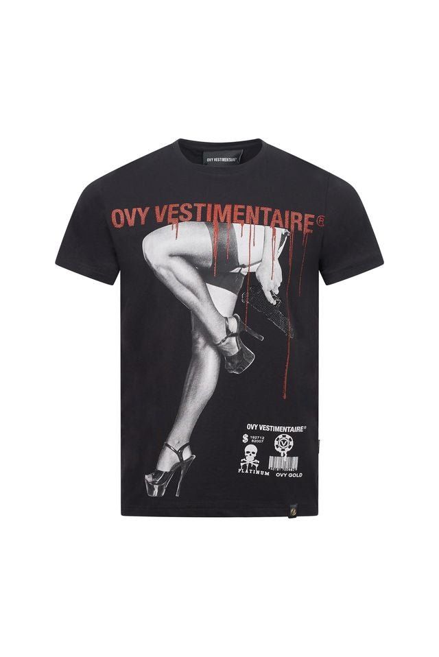 Ovy Vestimentaire Femme Fatale Black Tee