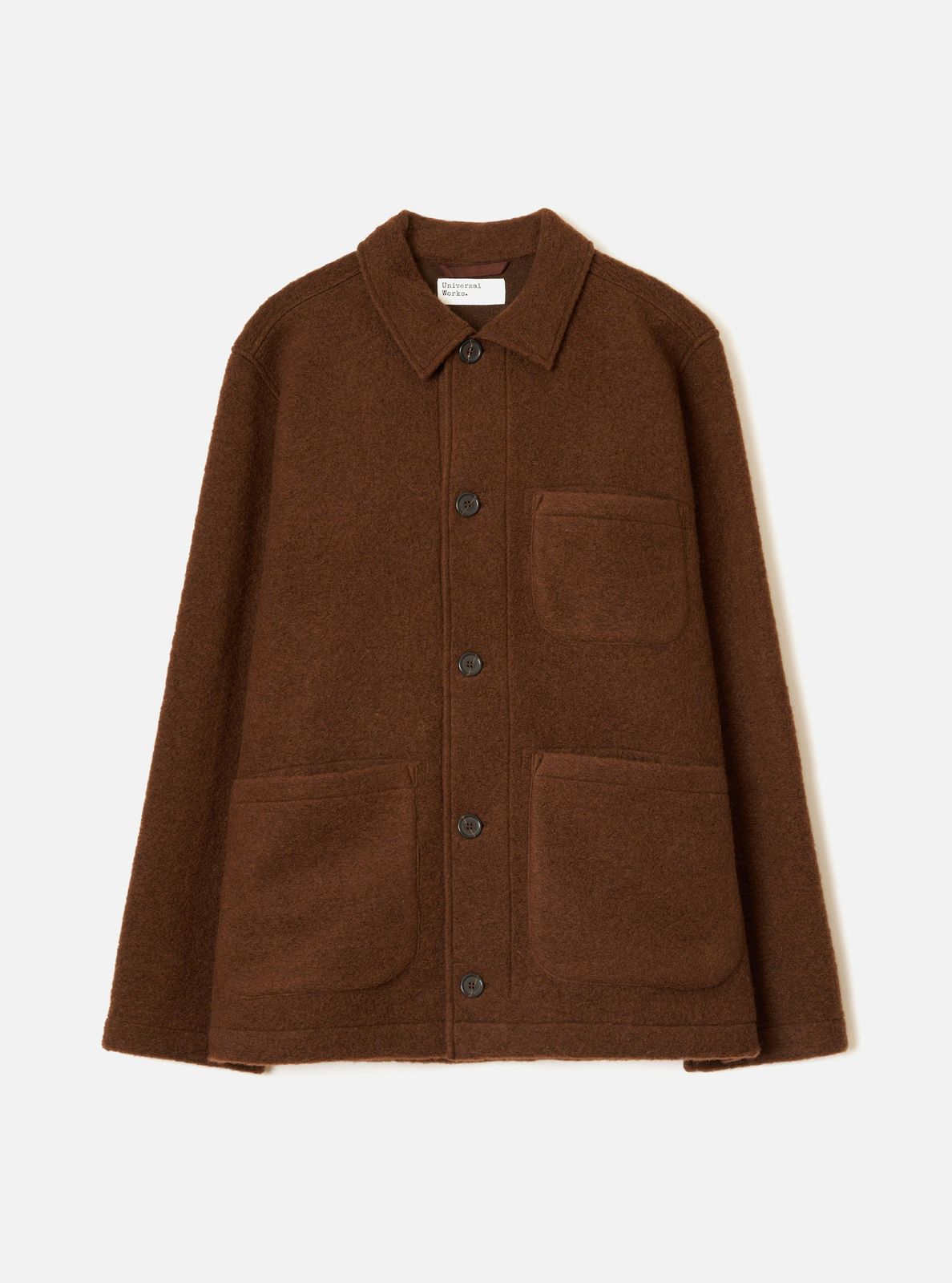 Cacao Wool Fleece Field Jacket