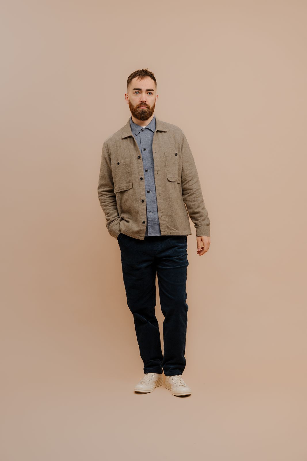 Archive Brushed Form Overshirt