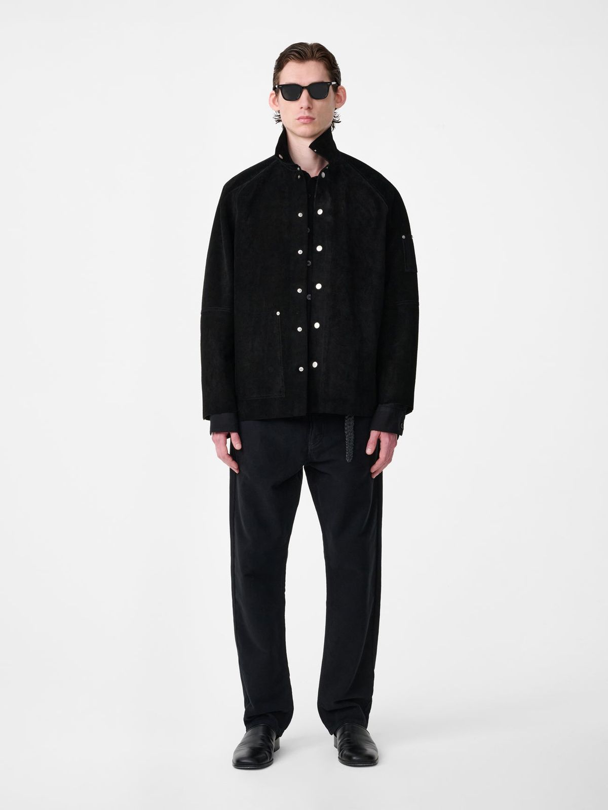 Riso Moleskin Straight Leg Pant in Black