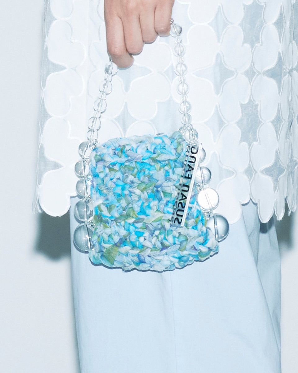 BEADED CROCHET BAG