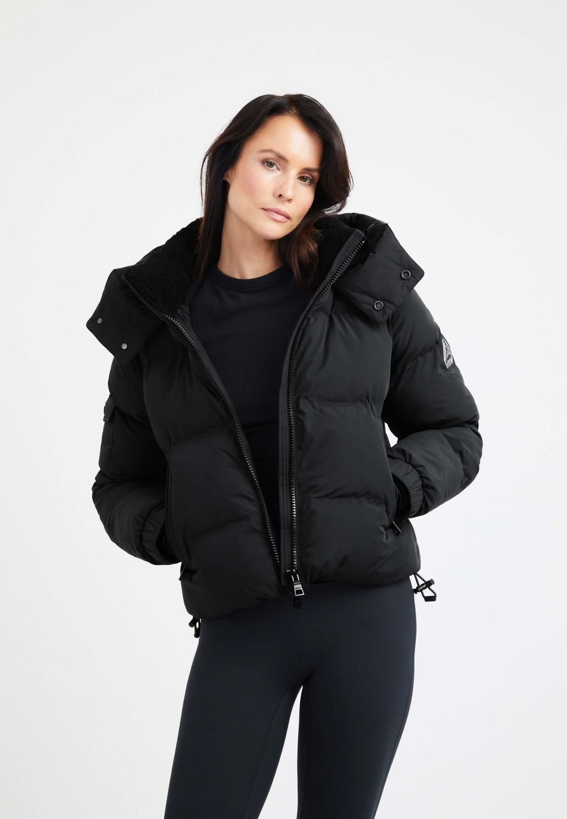 EZ Bonded Cropped Black