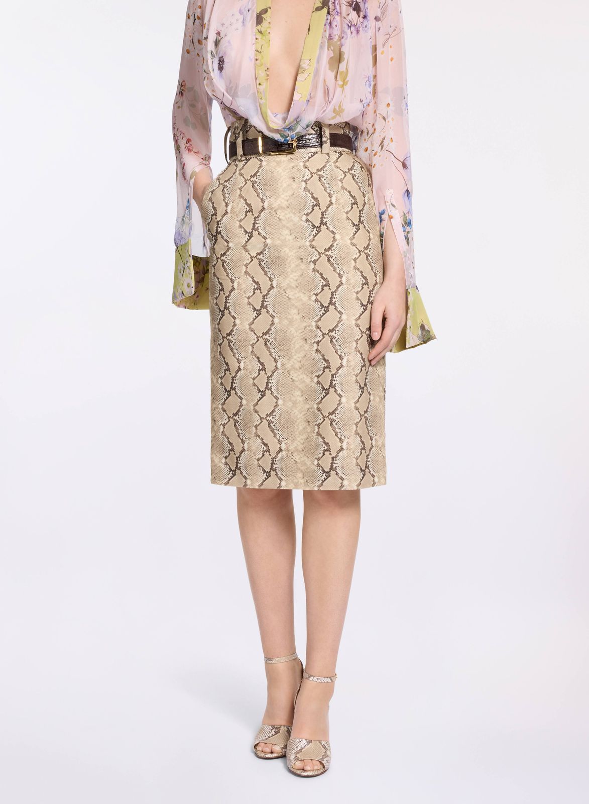 Python Print Midi Skirt