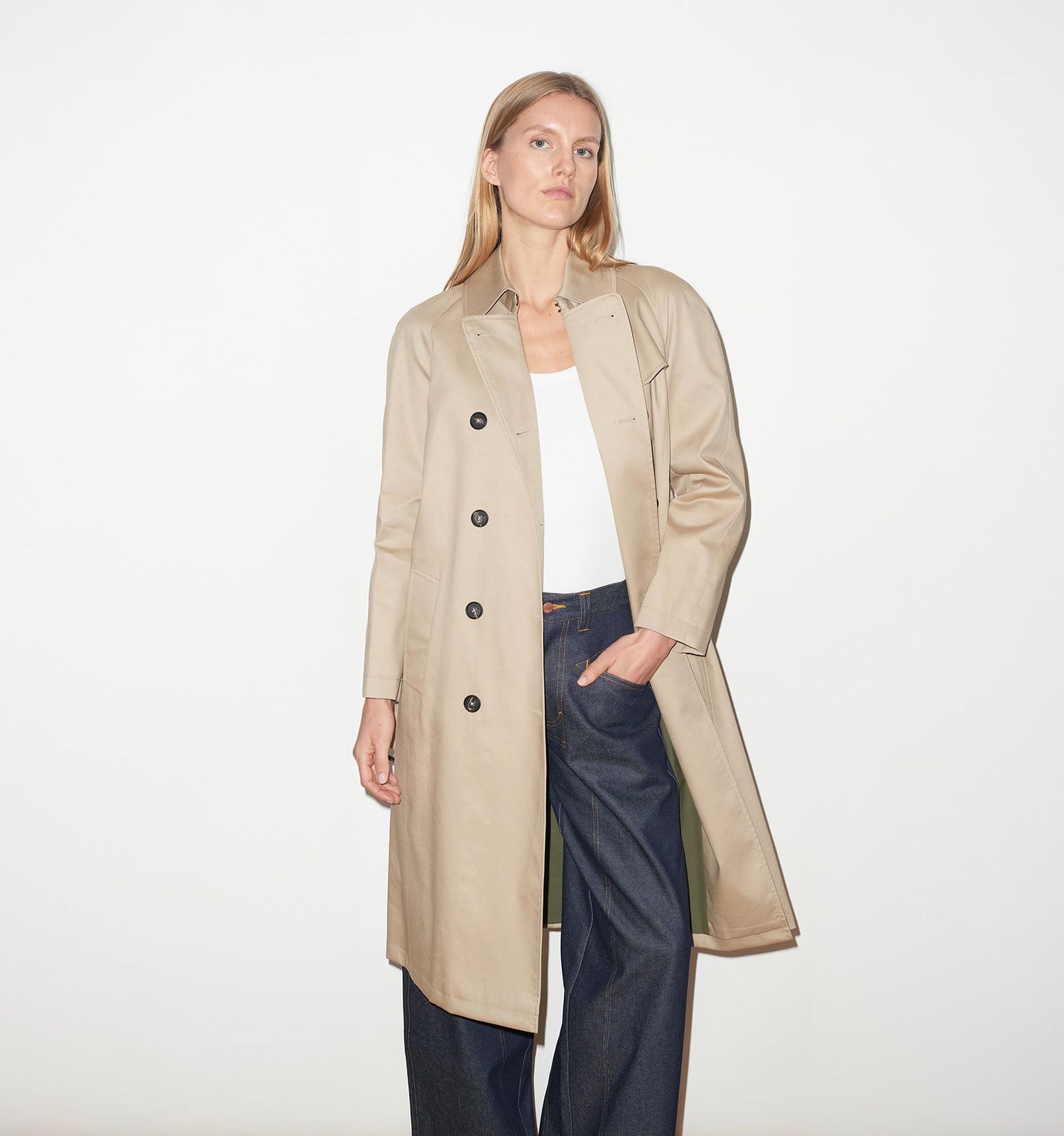 ENGLISH GABARDINE TRENCH COAT