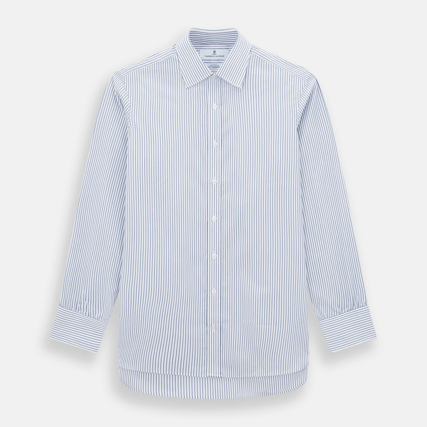 Navy Double Pinstripe Mayfair Shirt