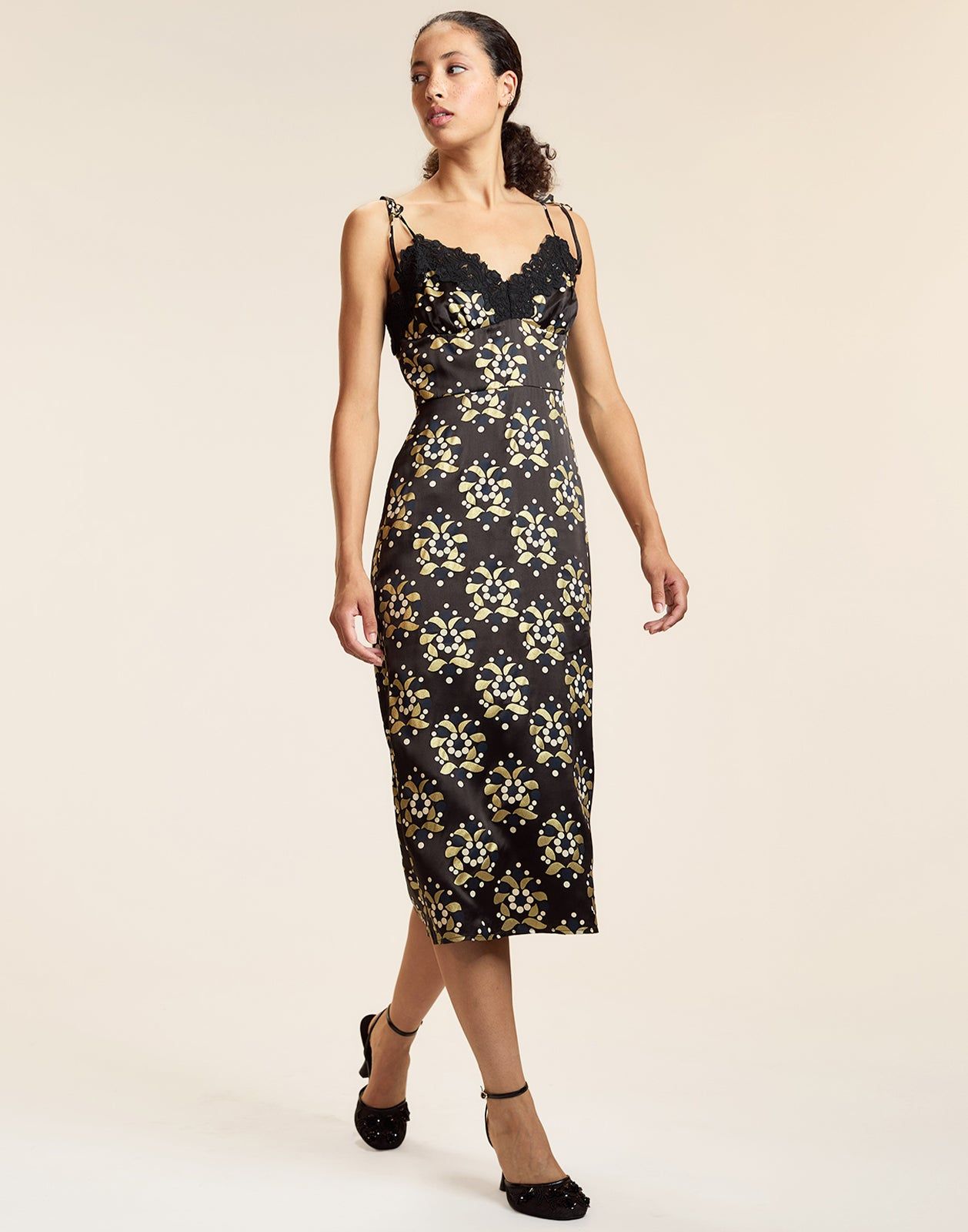 Gold Filigree Dress