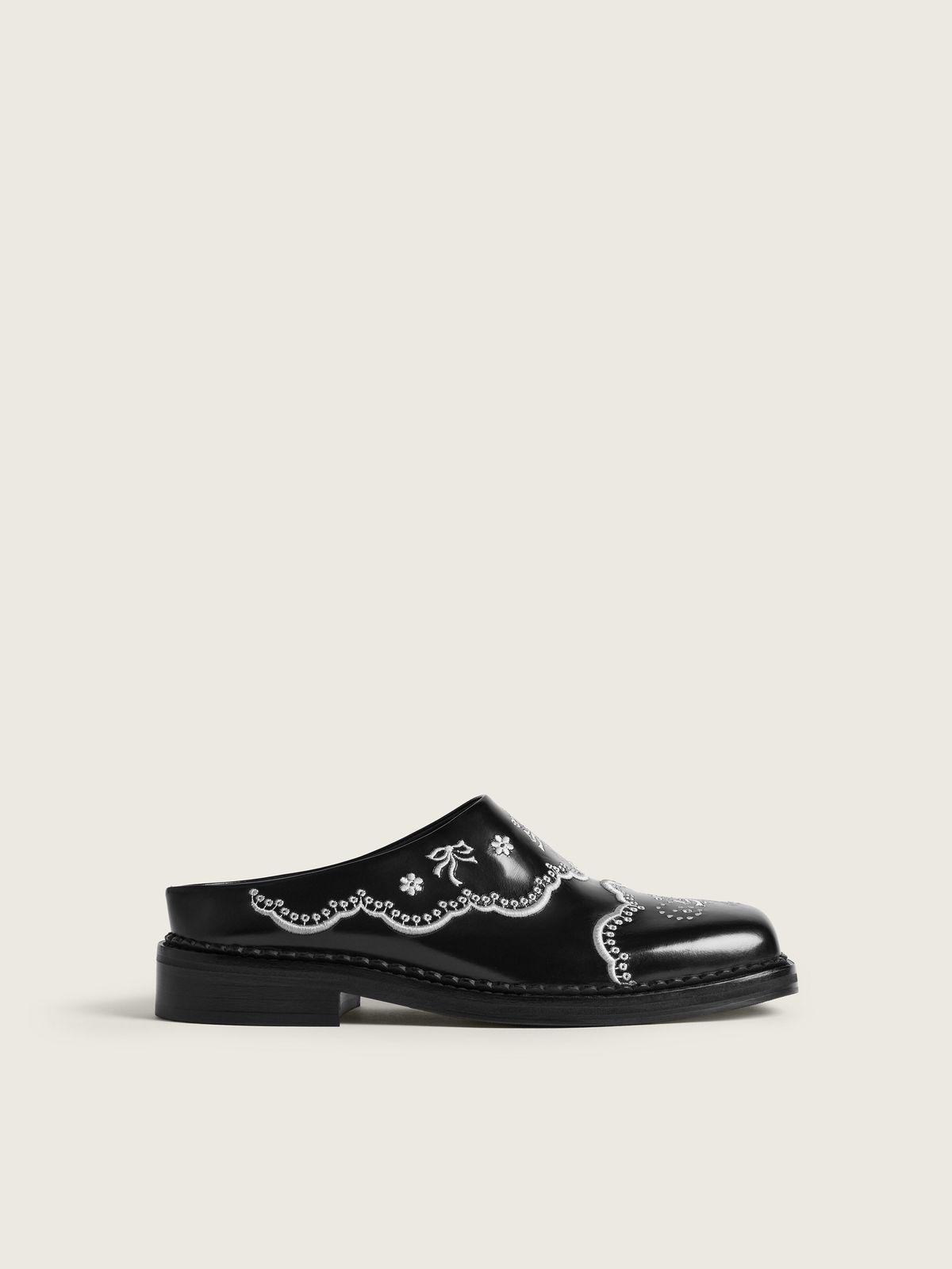 Floral Lace Mule