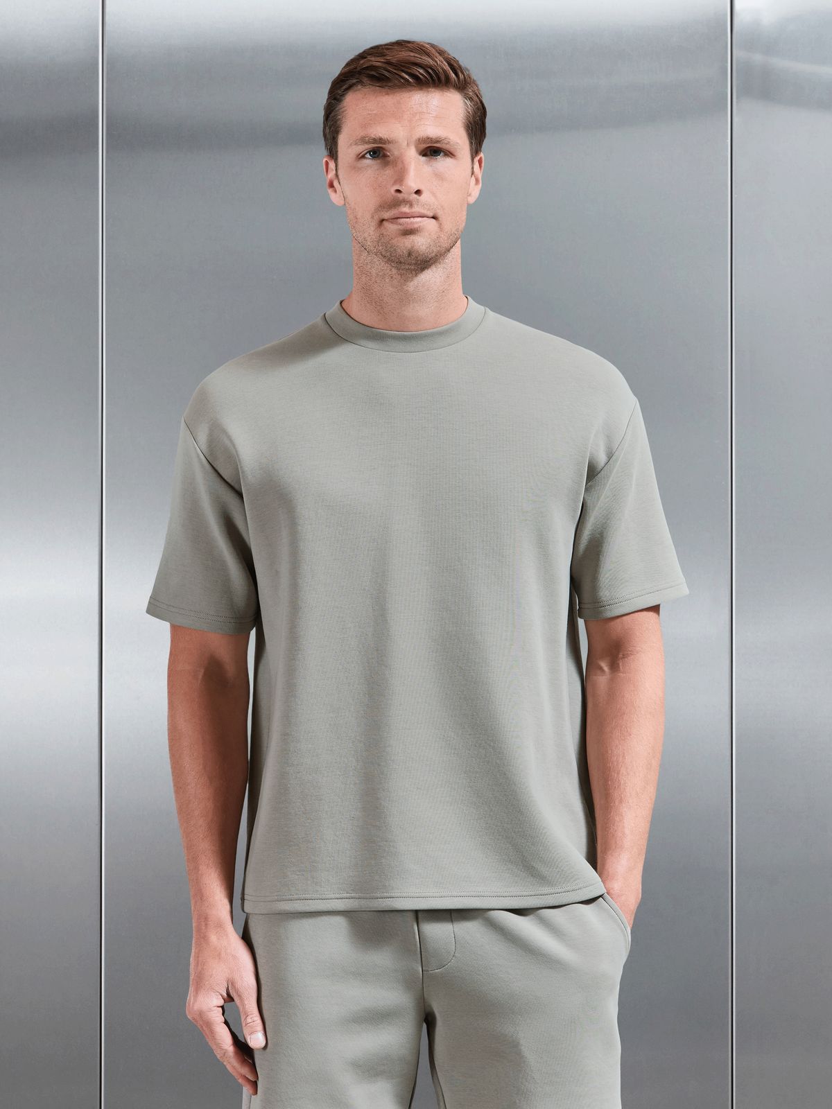 Everyday Luxe Relaxed T-Shirt in Stone