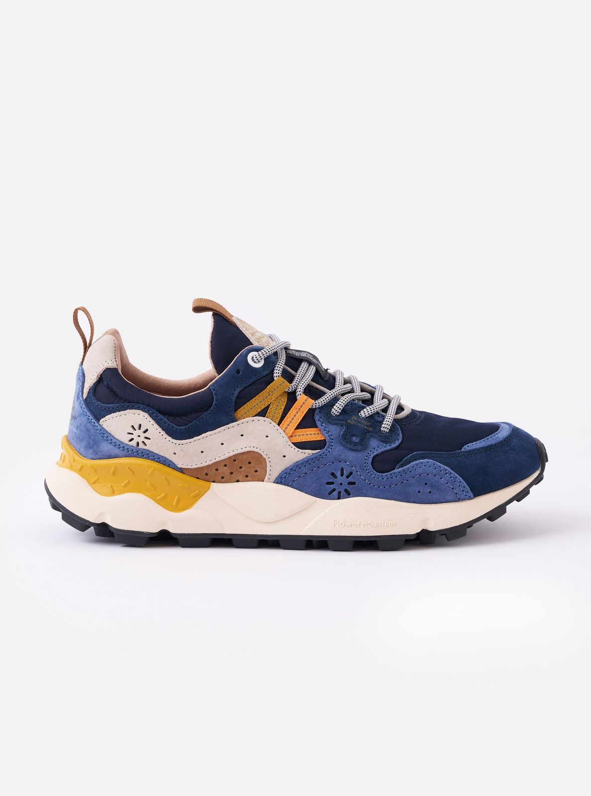 Flower Mountain Navy/Light Navy Suede/Nylon Yamano 3 Man