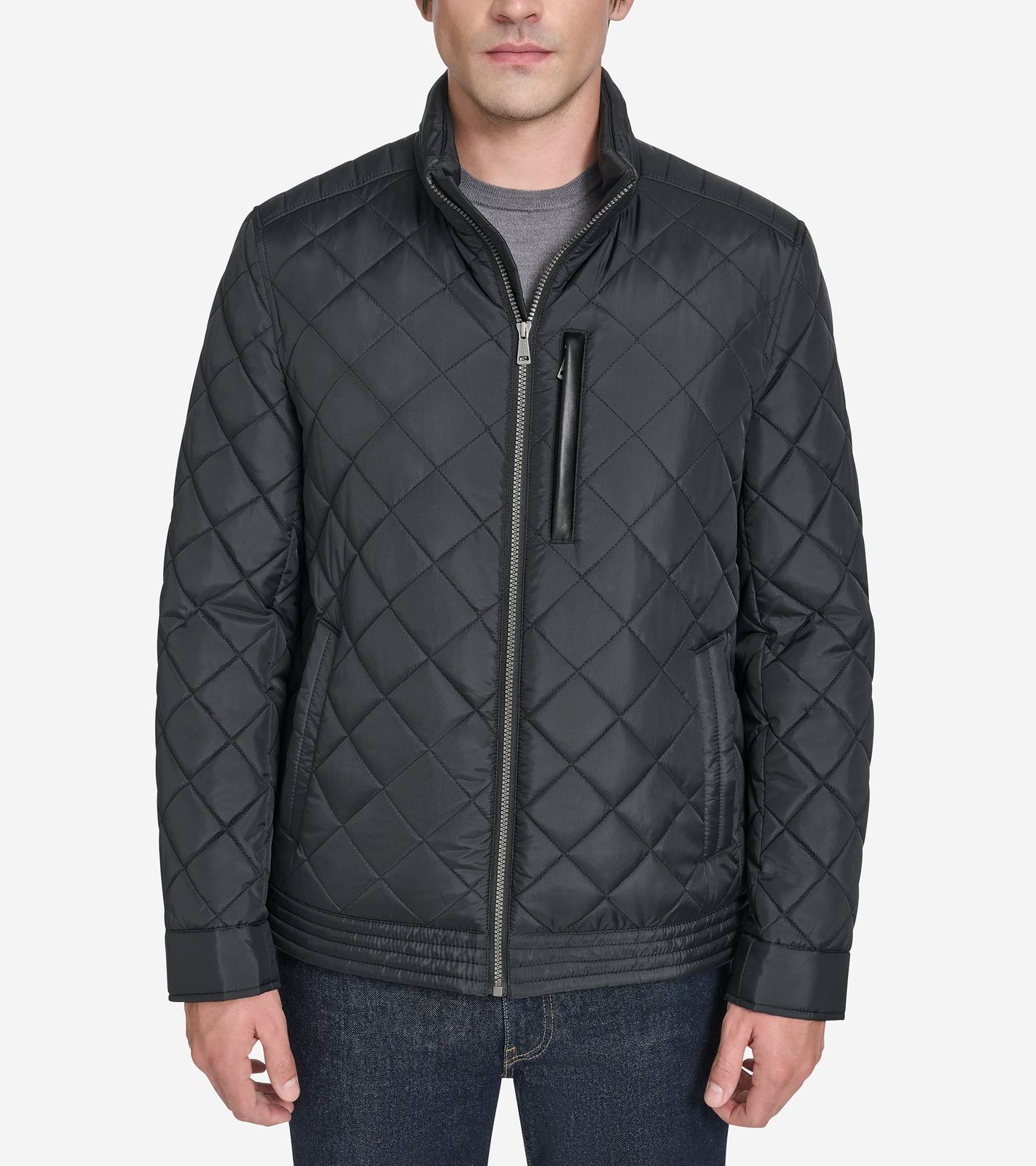 Men's Modern Quilted Bomber Jacket