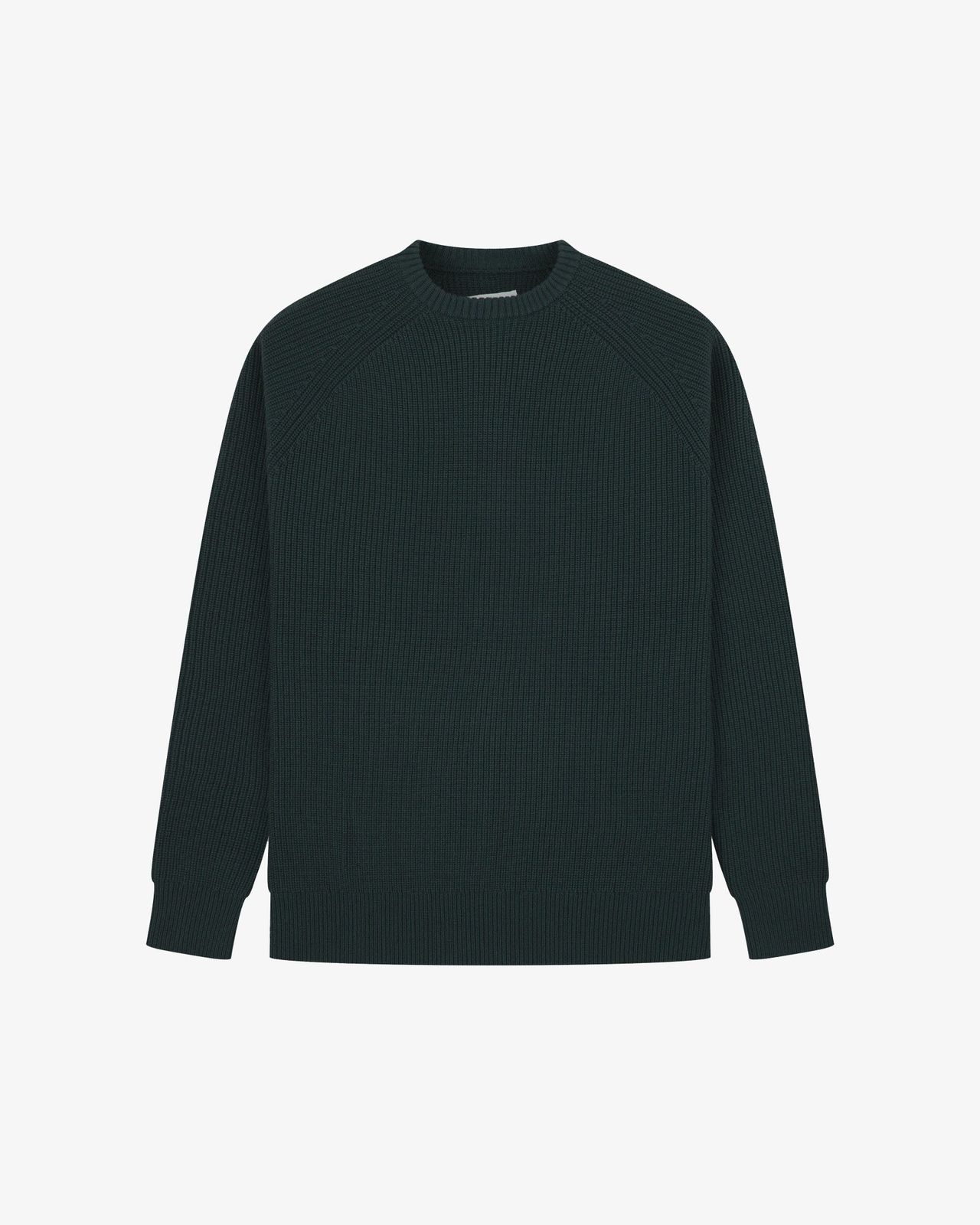 7013 Crew knit jumper - epsom downs green
