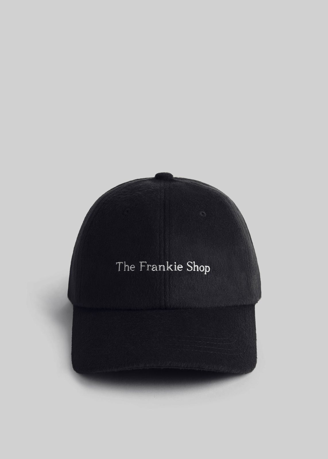 Frankie Wool Baseball Cap - Black