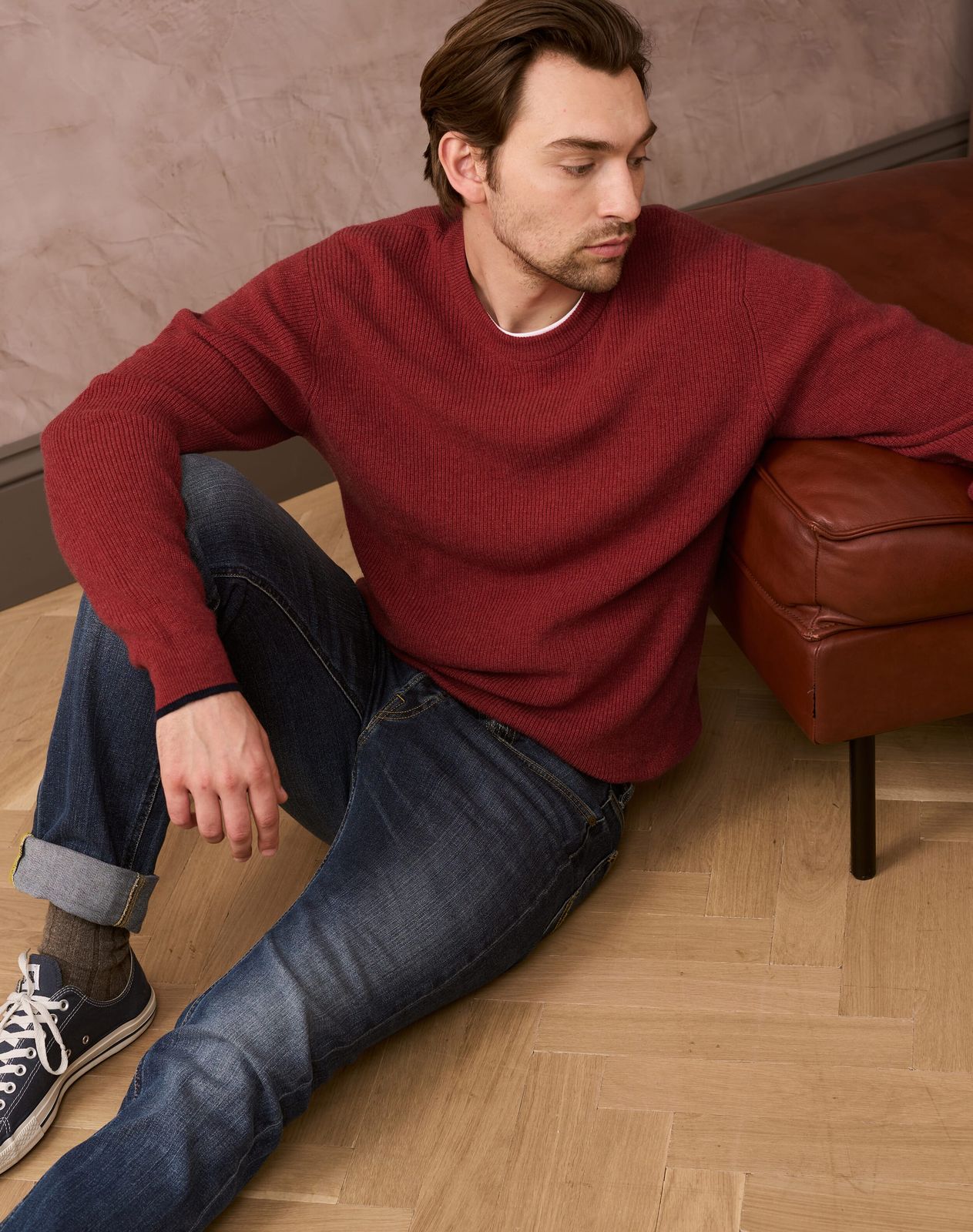 Cashmere Ribbed Jumper