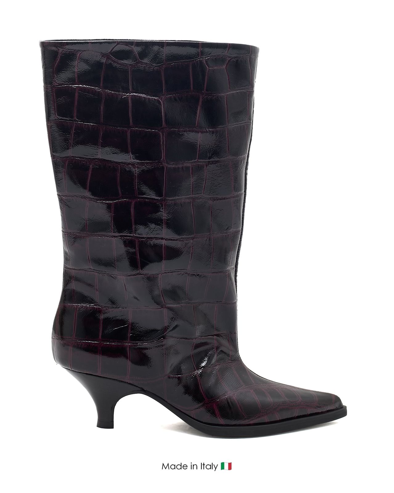 E4303 Burgundy Boot Leather