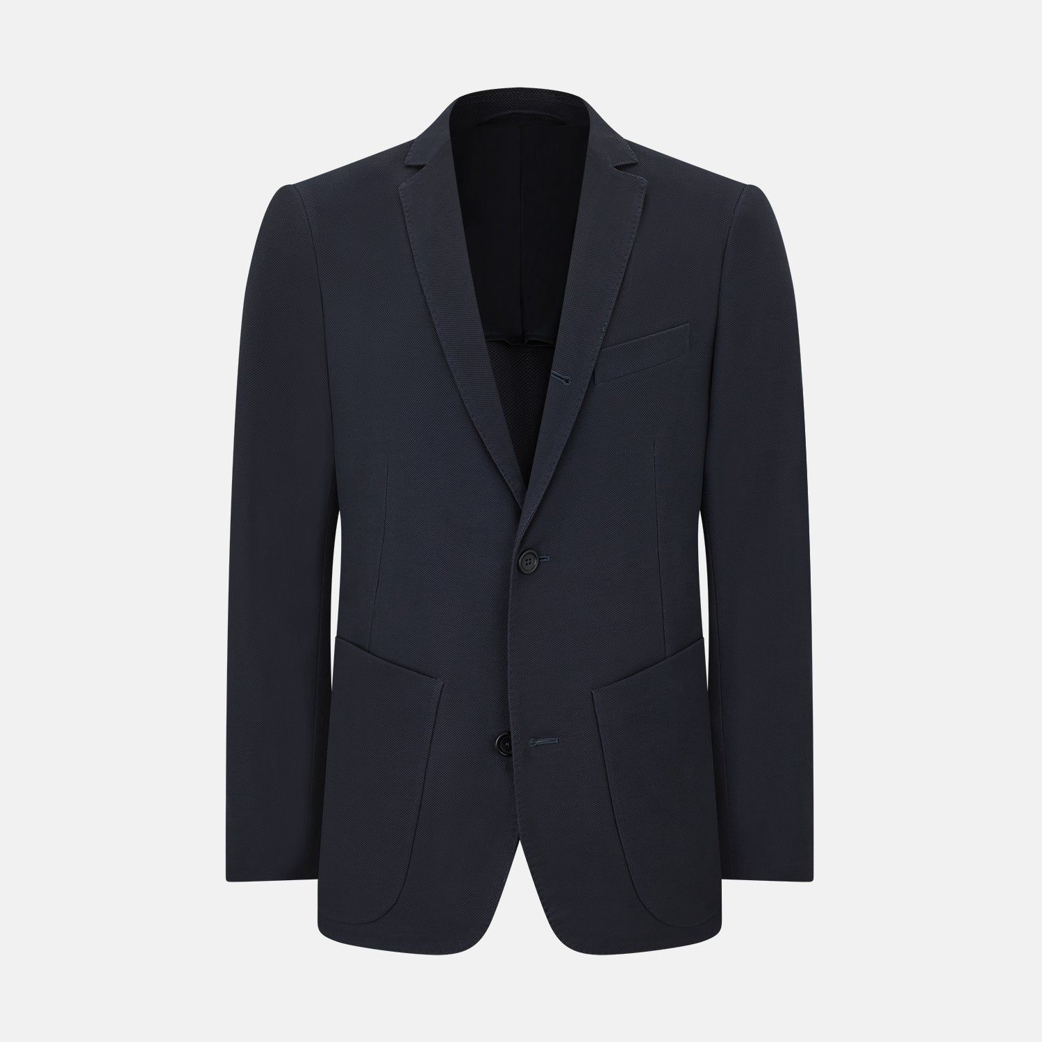 Charcoal Knitted London Blazer