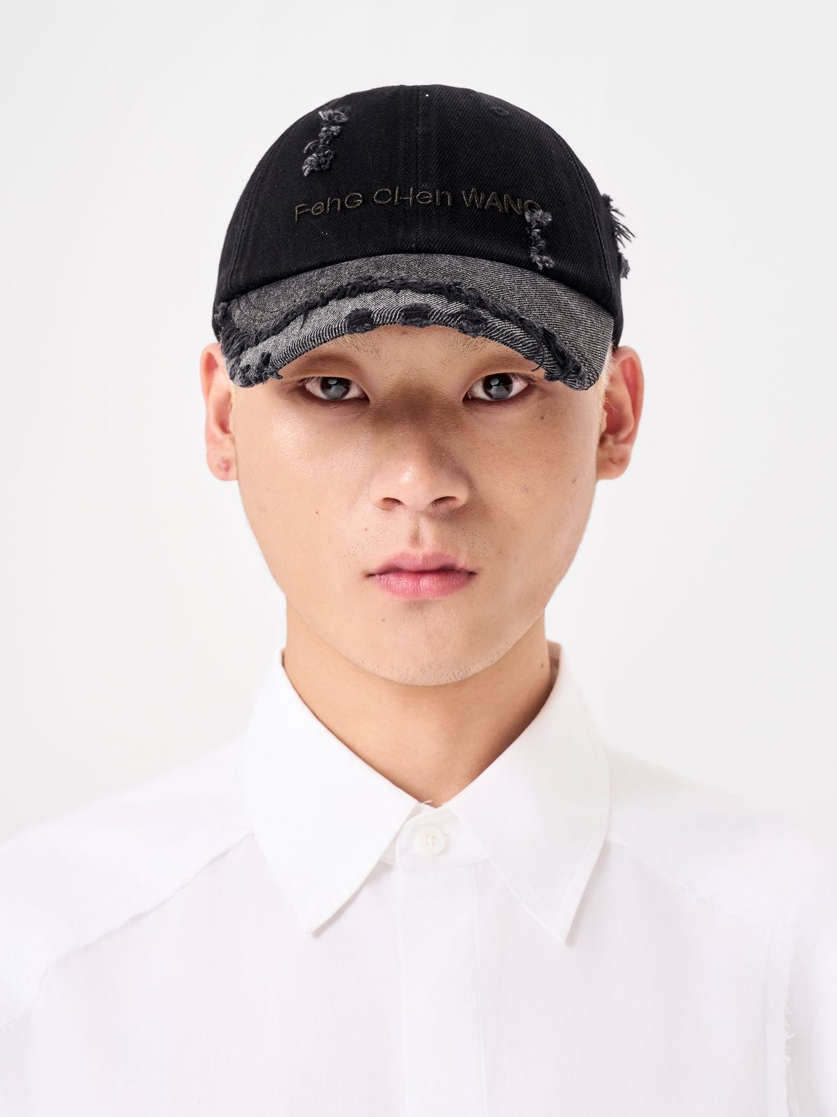 PANELLED DENIM BASEBALL CAP
