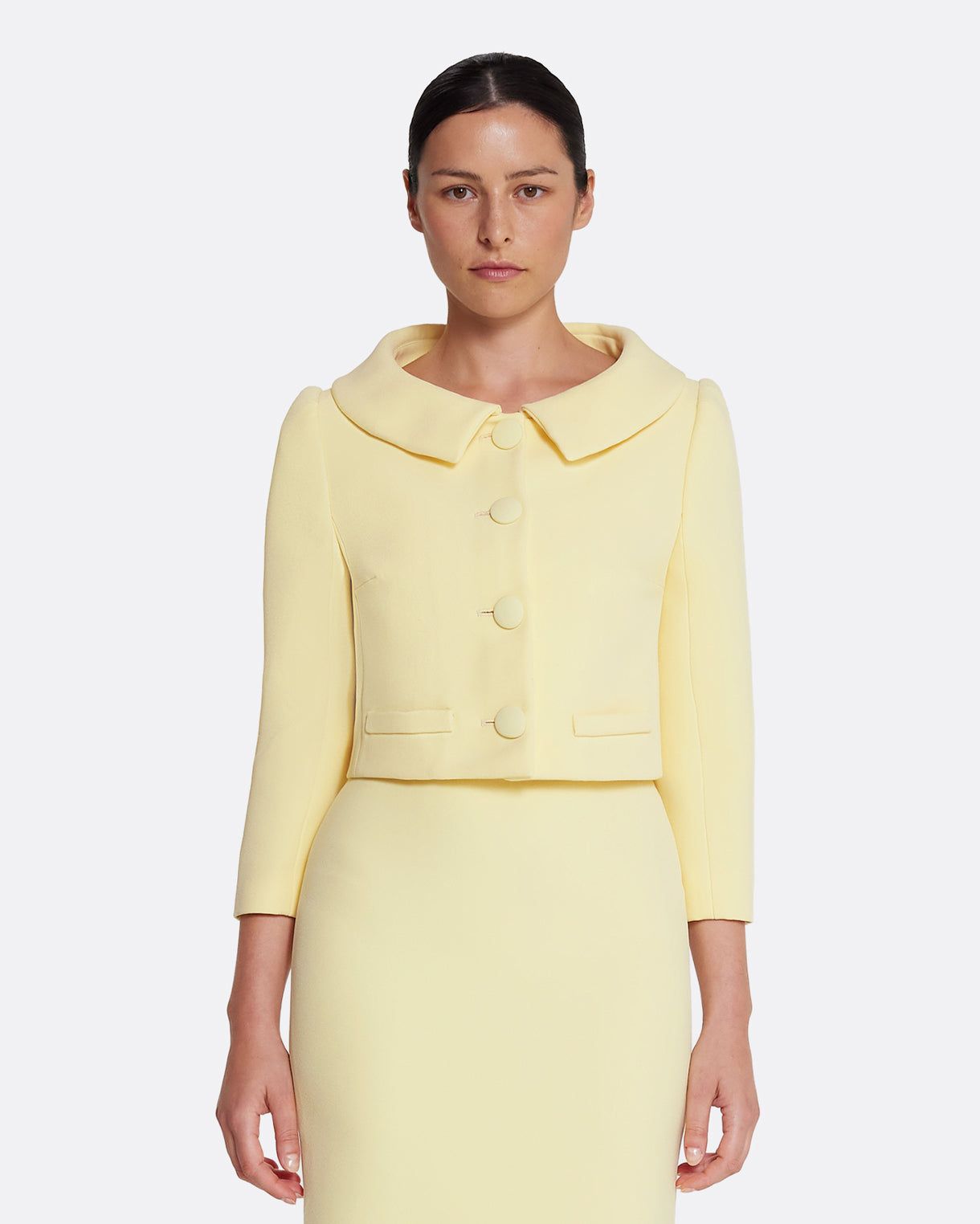 Brigitta Jacket in Pale Yellow