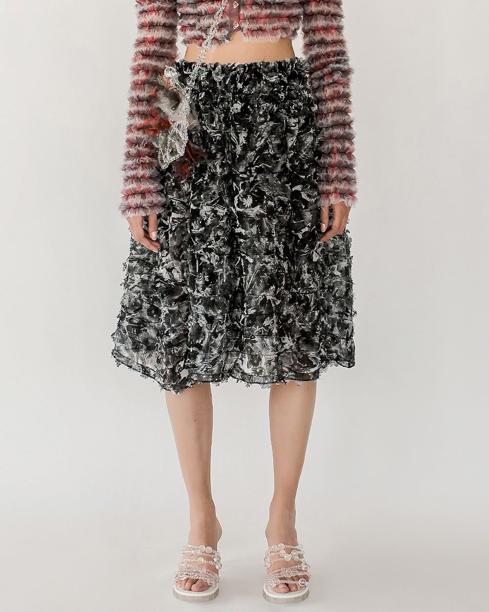 TINY FLOWER SMOCK SKIRT