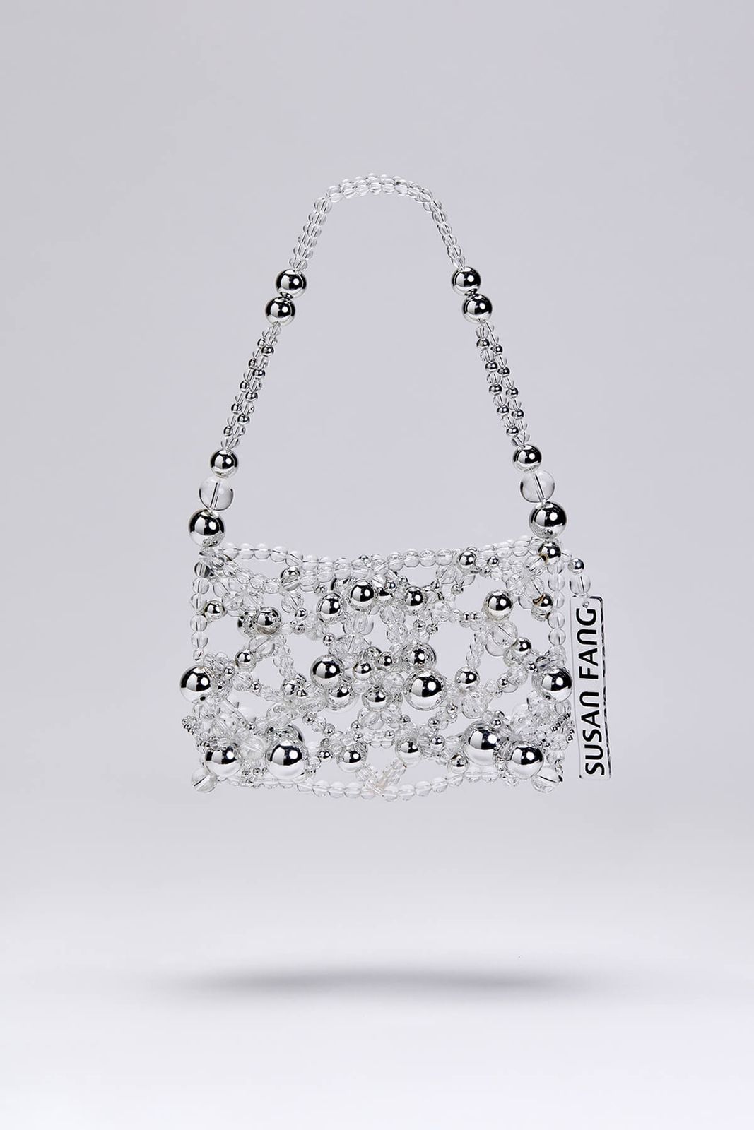 Bubble Net Bag Metallic & Clear