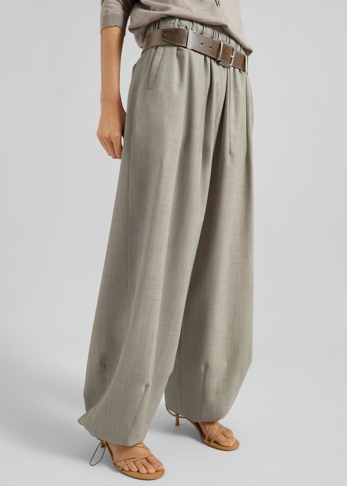 Oakdale Track Pants - Beige Melange