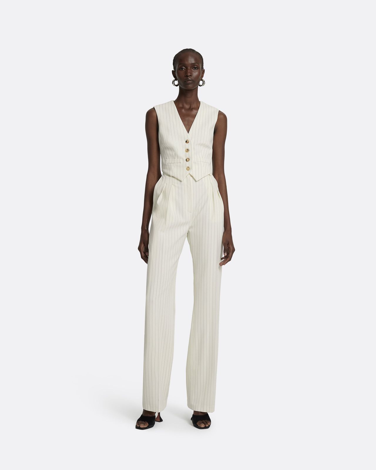 Lana Ivory Waistcoat