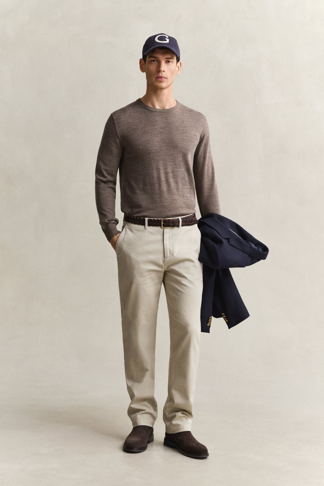 Regular Smart Chinos - CLAY BEIGE