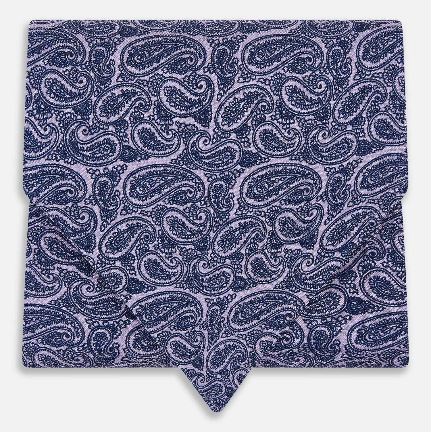 Lilac Paisley Silk Cravat