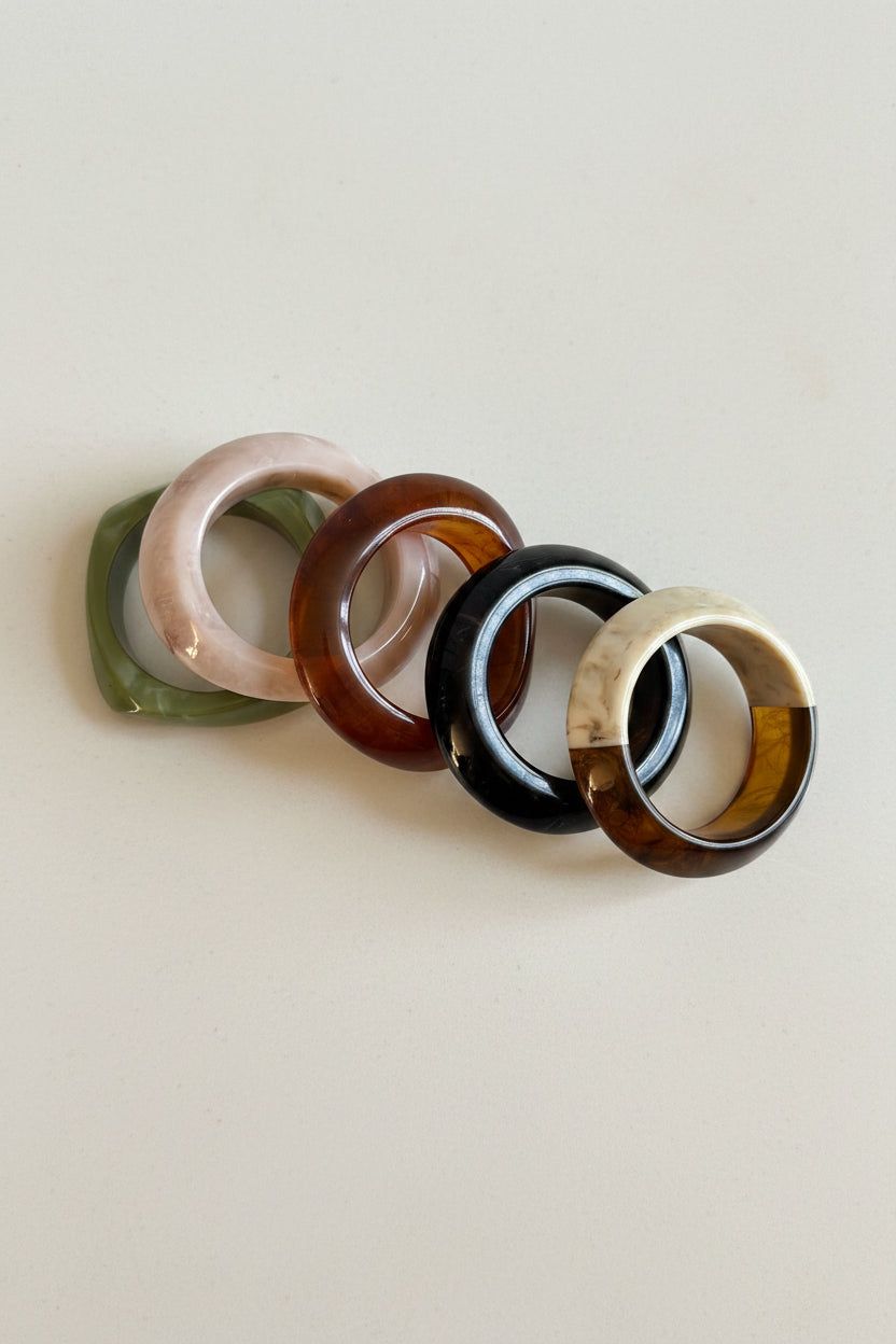 Resin Chunky Bangles