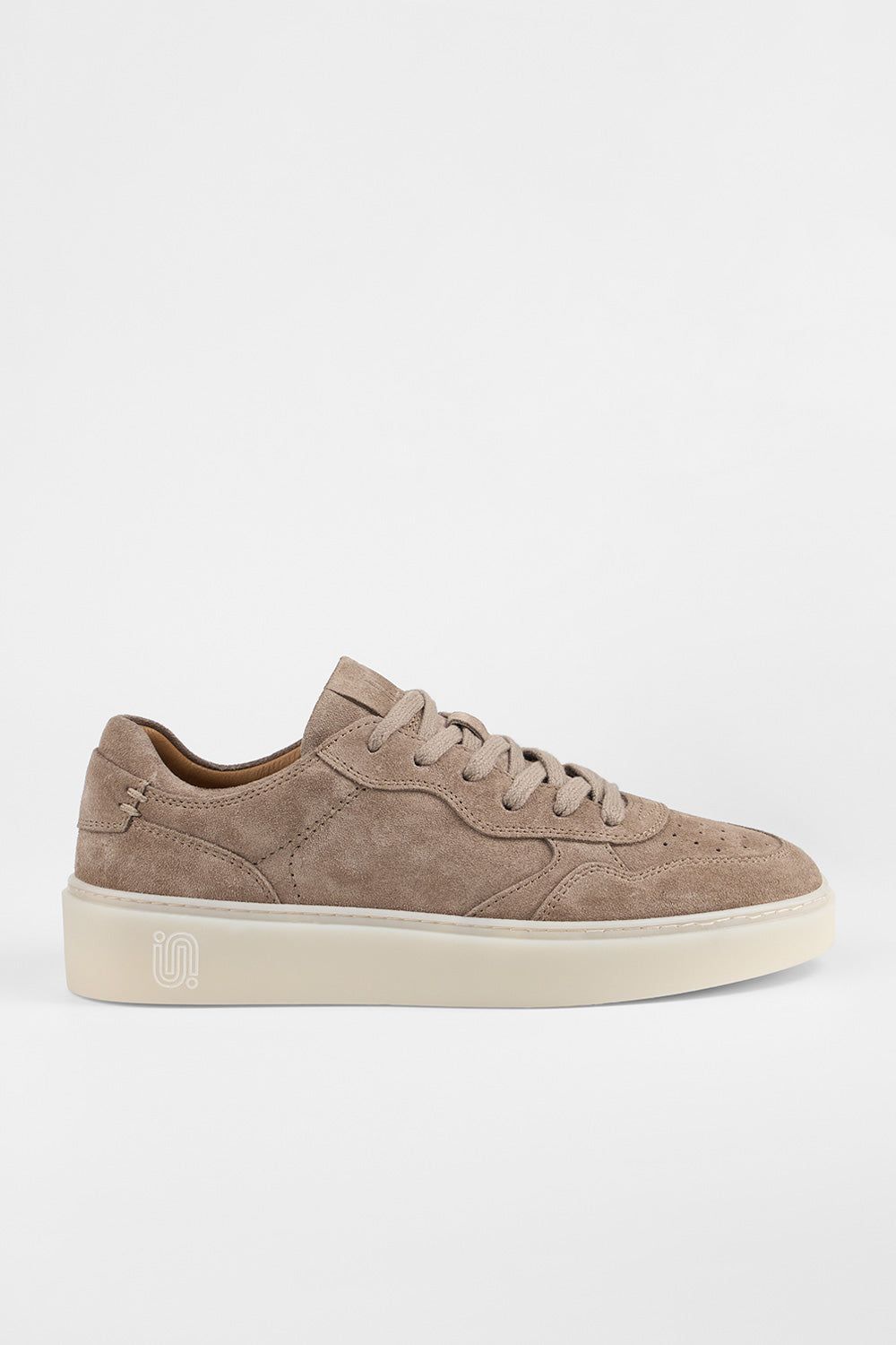 MAEVE soft-taupe suede sneakers.