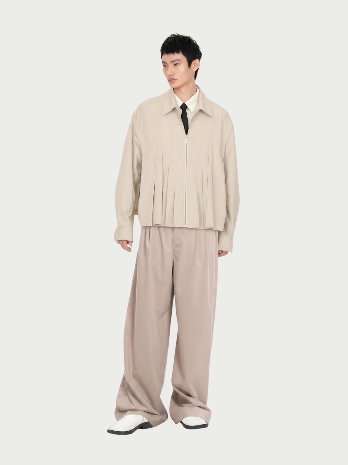 DOUBLE PLEATED TROUSERS