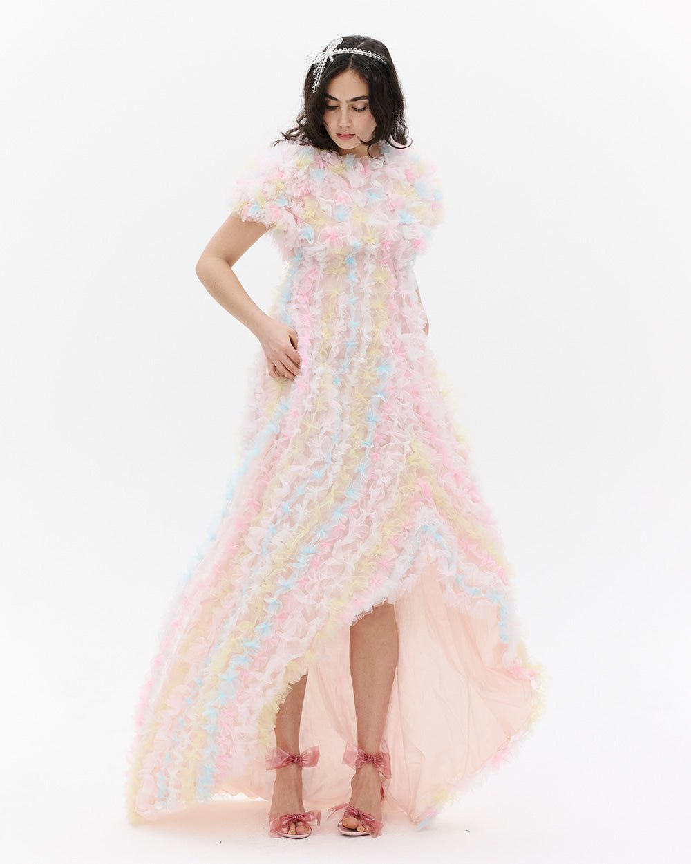 AIR-FLOWER PASTEL MAXI GOWN CUSTOMISATION