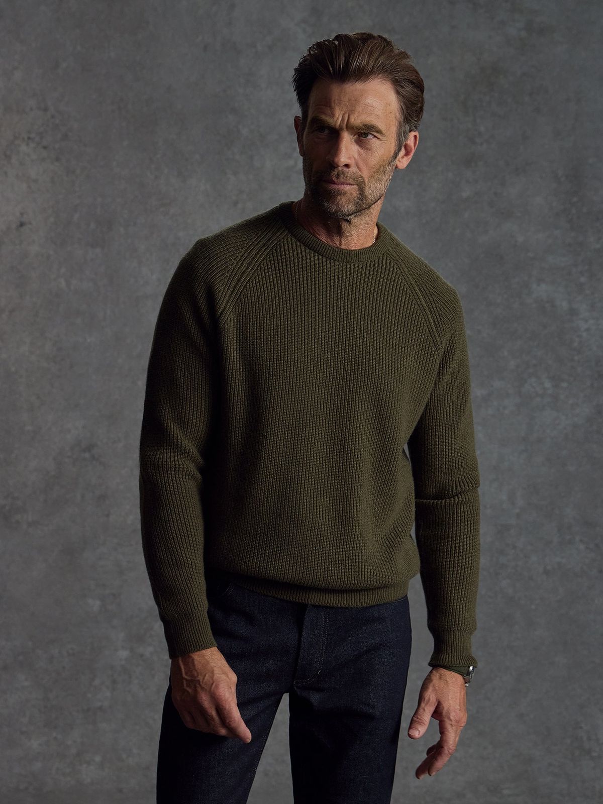 The Commando Crew Neck - Green