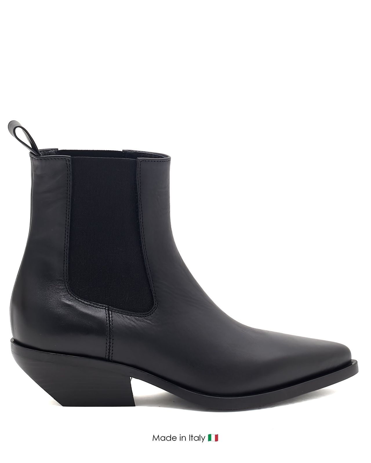E4020 Black Boot Leather