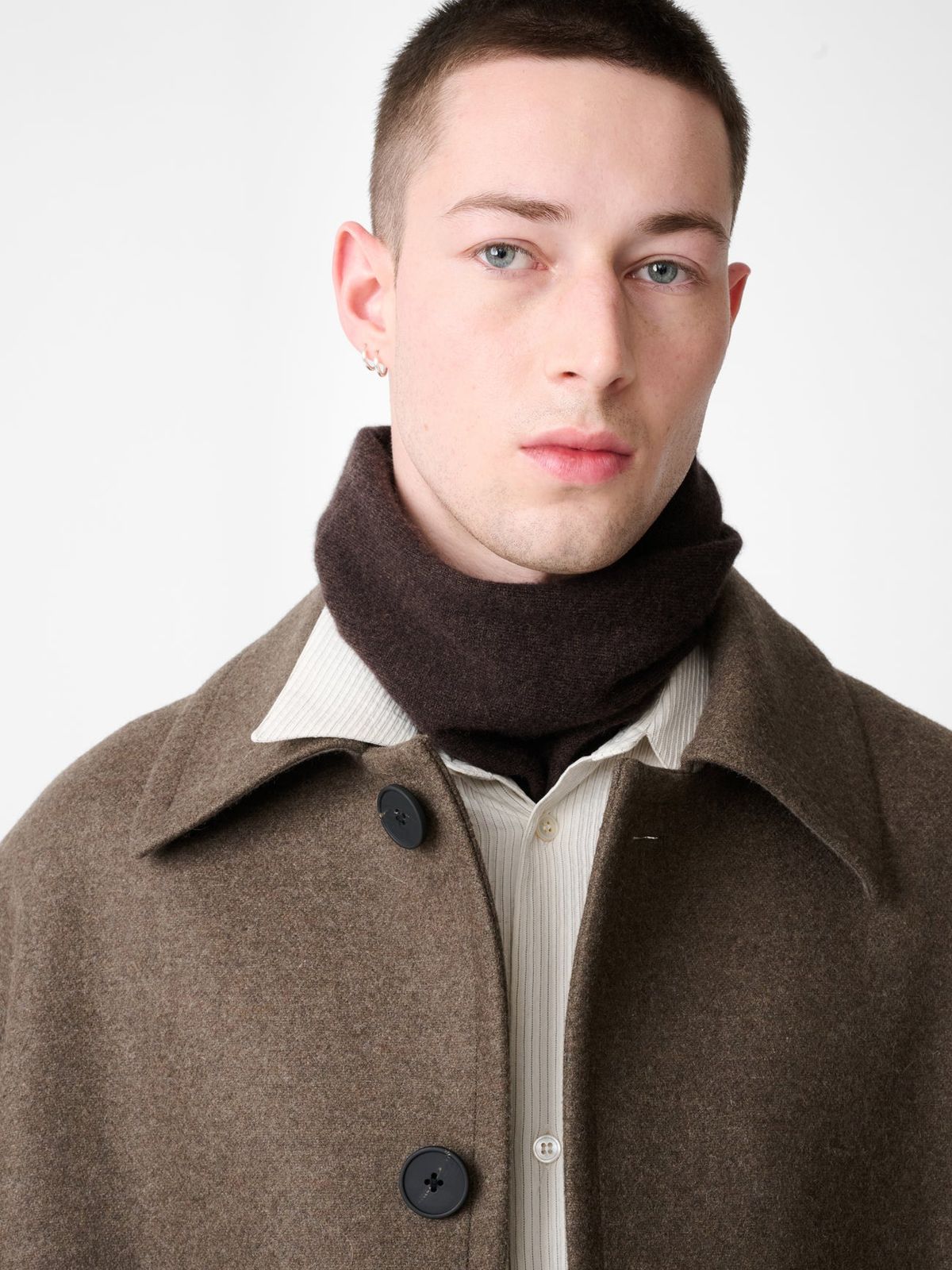 Bram Scarf in Espresso Brown