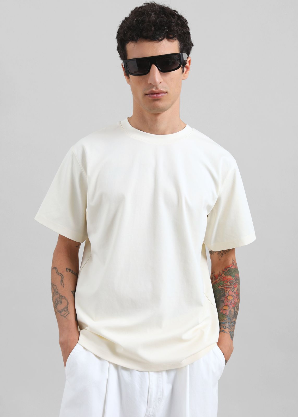 Colebee Soft Jersey T-Shirt - Cream