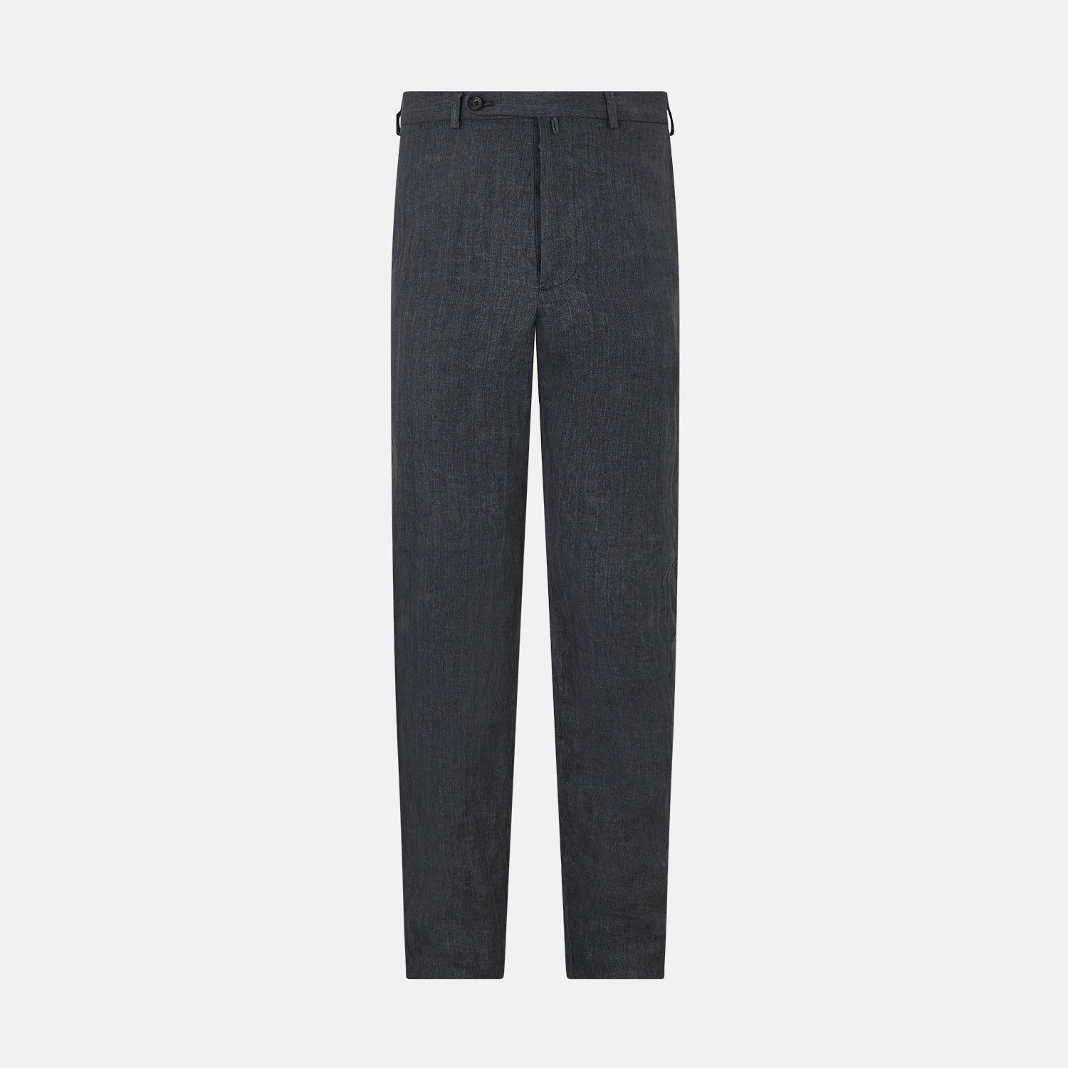 Ash Linen Herringbone Edmund Trousers