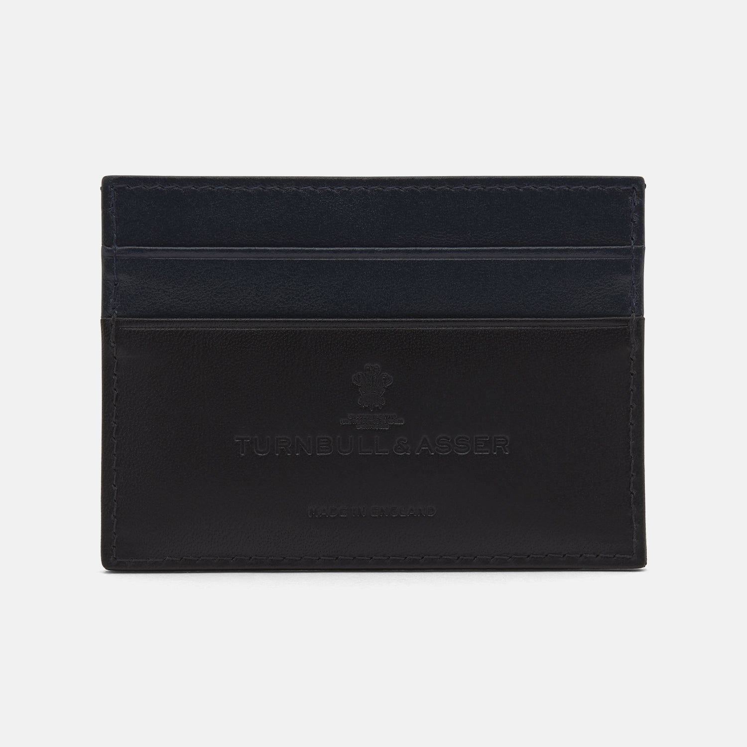 BLACK LEATHER CARD HOLDER