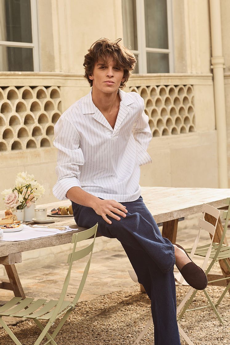 Chemise MARIN Rayée Navy
