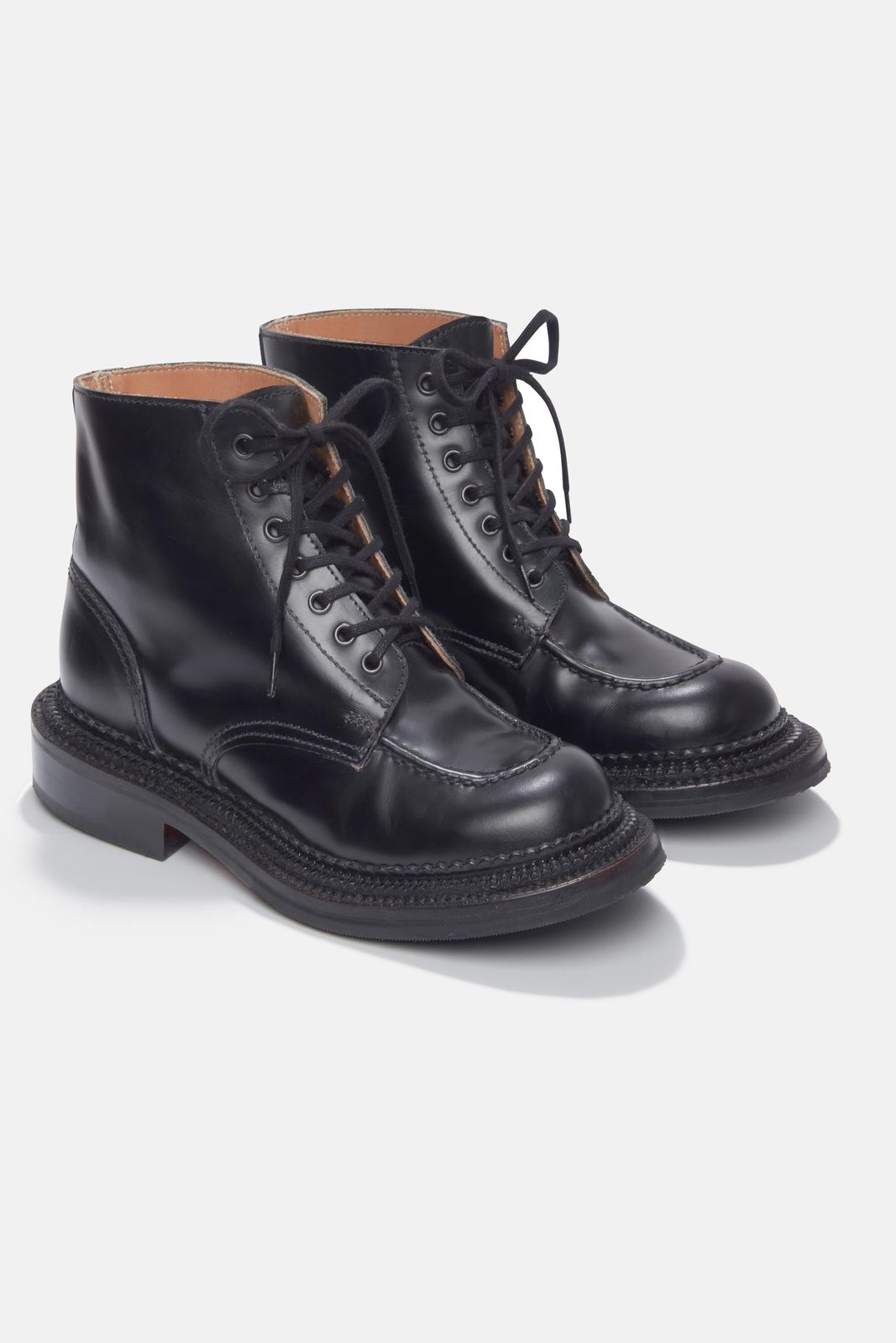 Grenson X Emilia Wickstead Valdine Boots In Black Leather