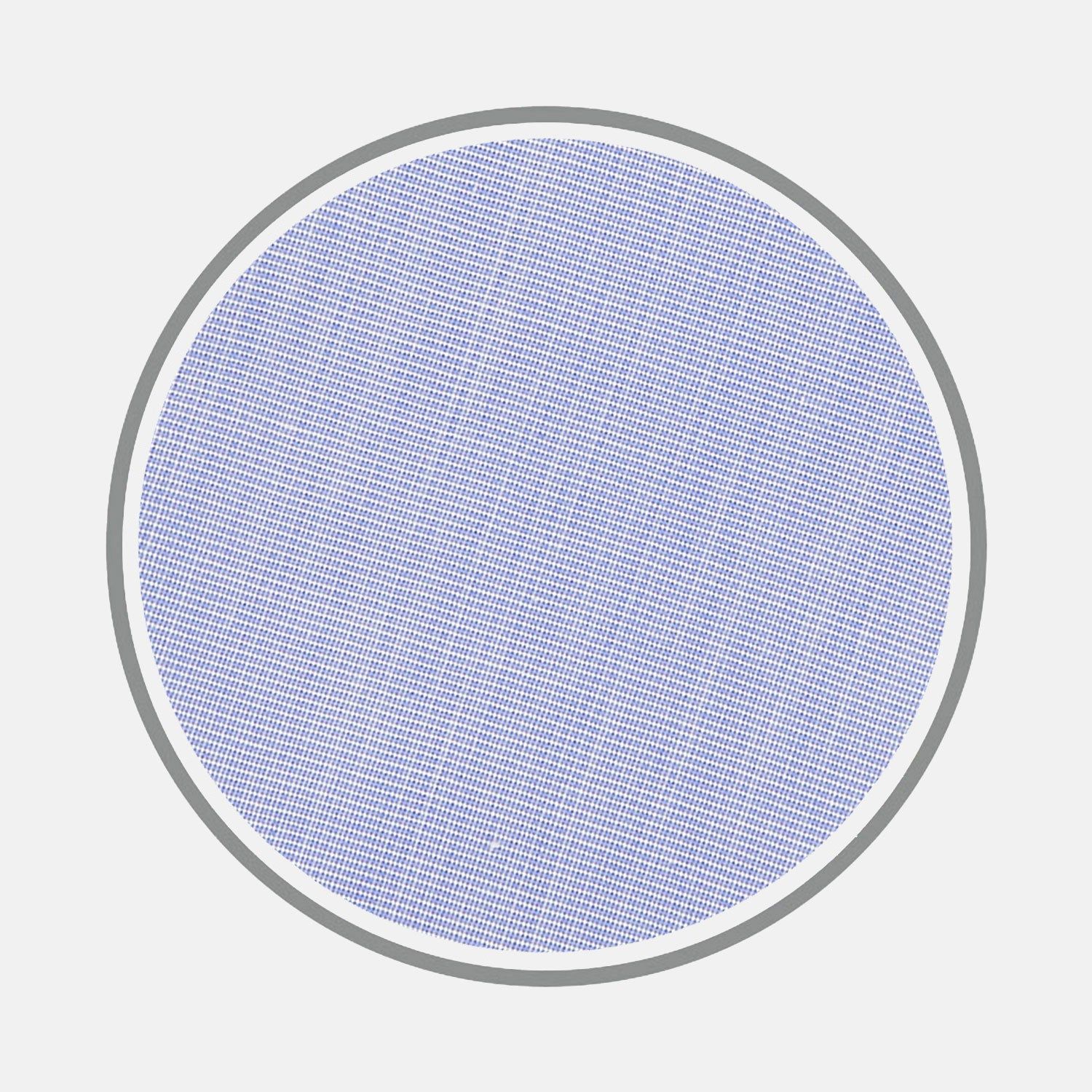Blue End-on-End Cotton Fabric