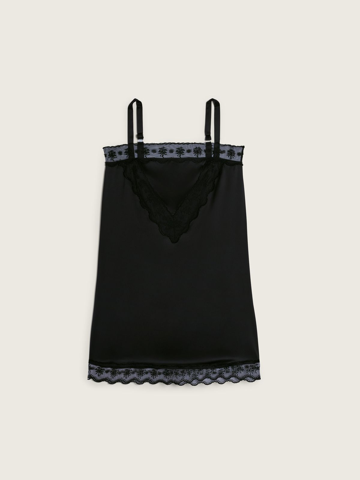 Mini Square Neck Lace Trim Dress