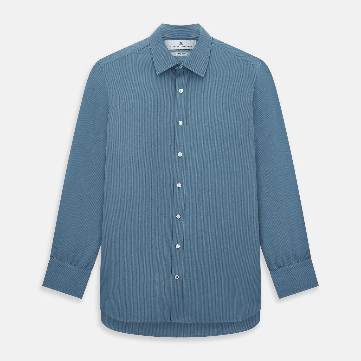 Steel Grey Pinstripe Mayfair Shirt