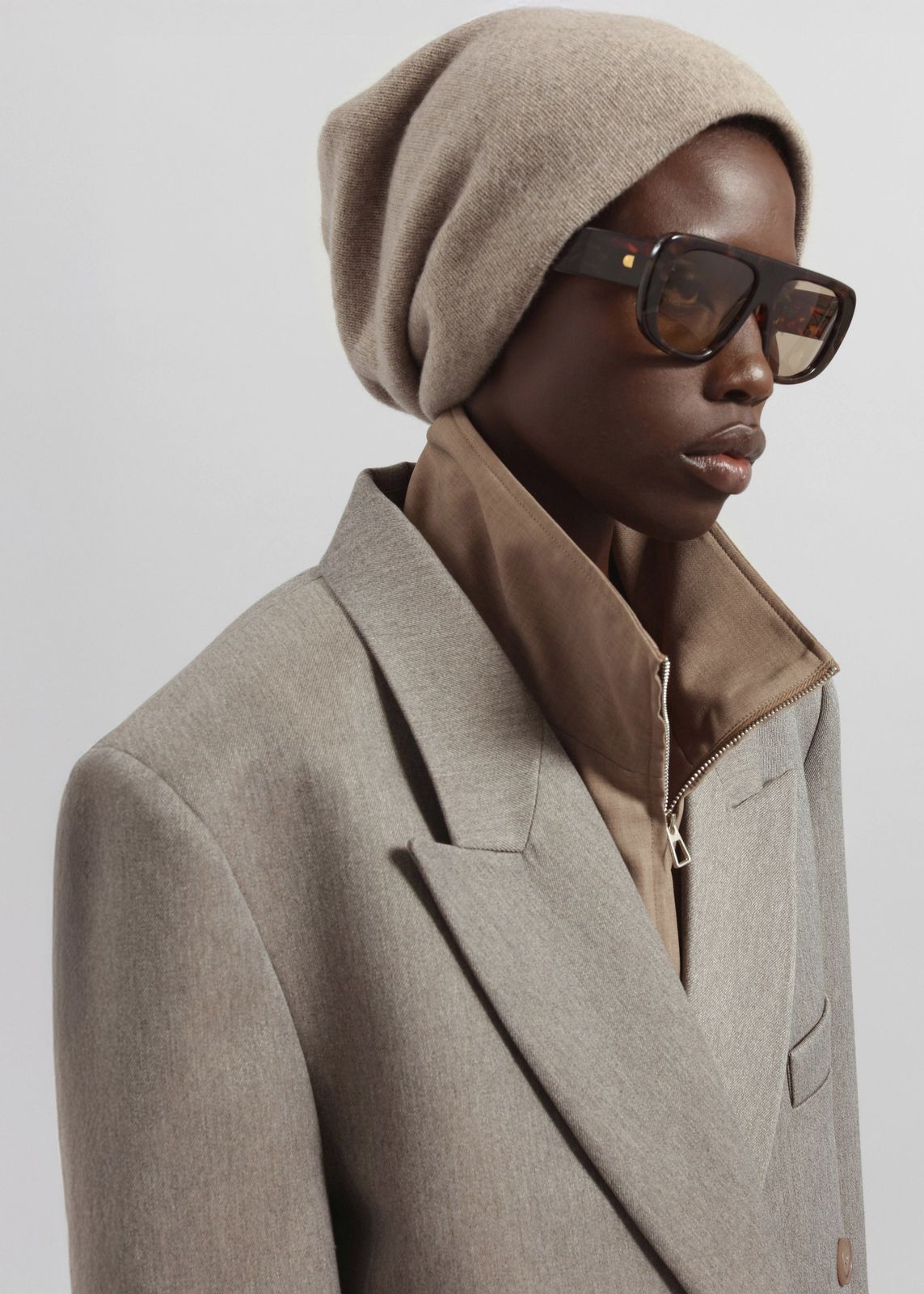 Inko Cashmere Beanie - Taupe
