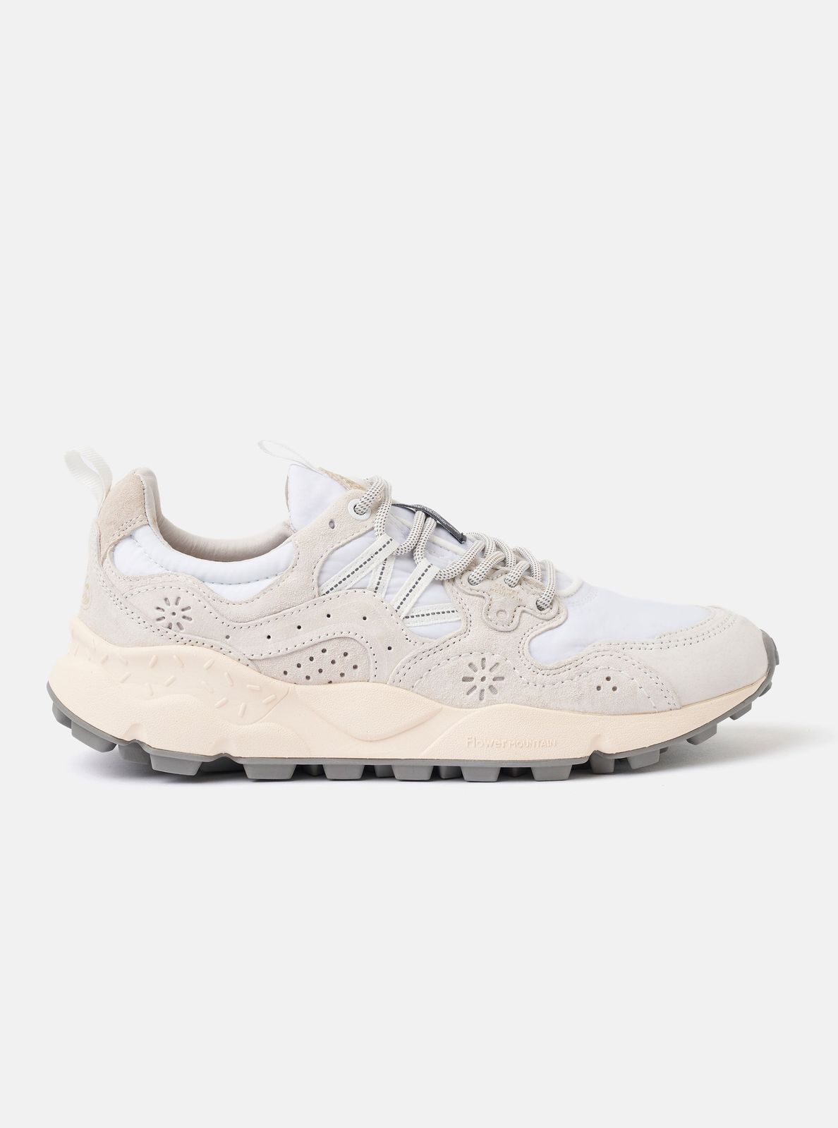 Flower Mountain White/Off White Suede/Nylon Yamano 3 Uni