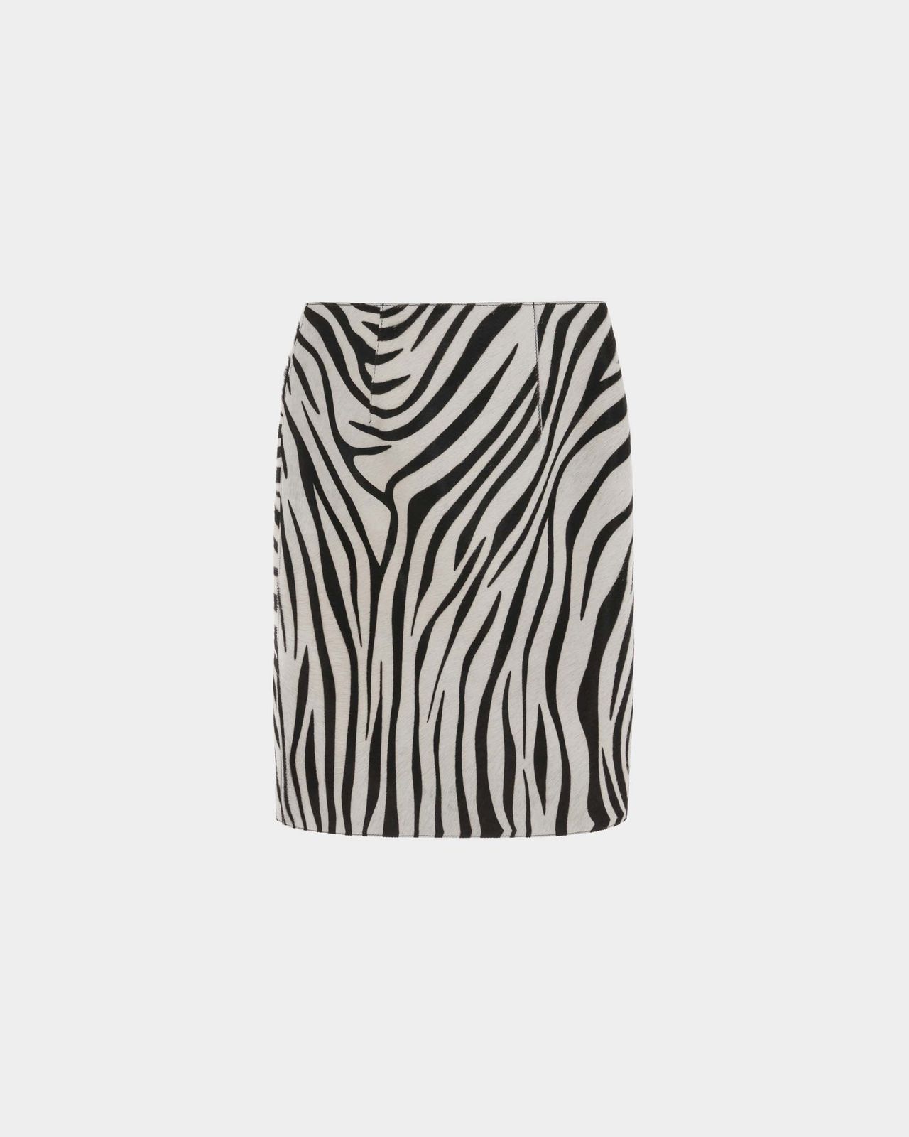 Delta Midi Skirt in Ponyskin