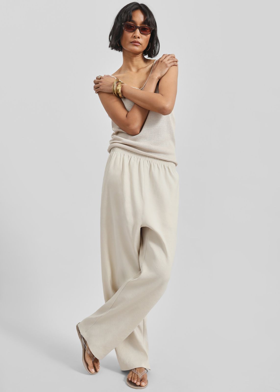 Cavert Linen Pants - Sand