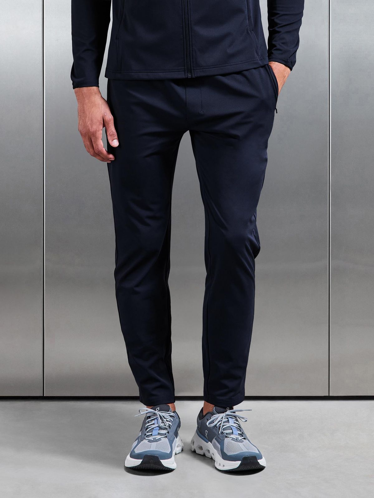 Active Jersey Jogger in Navy