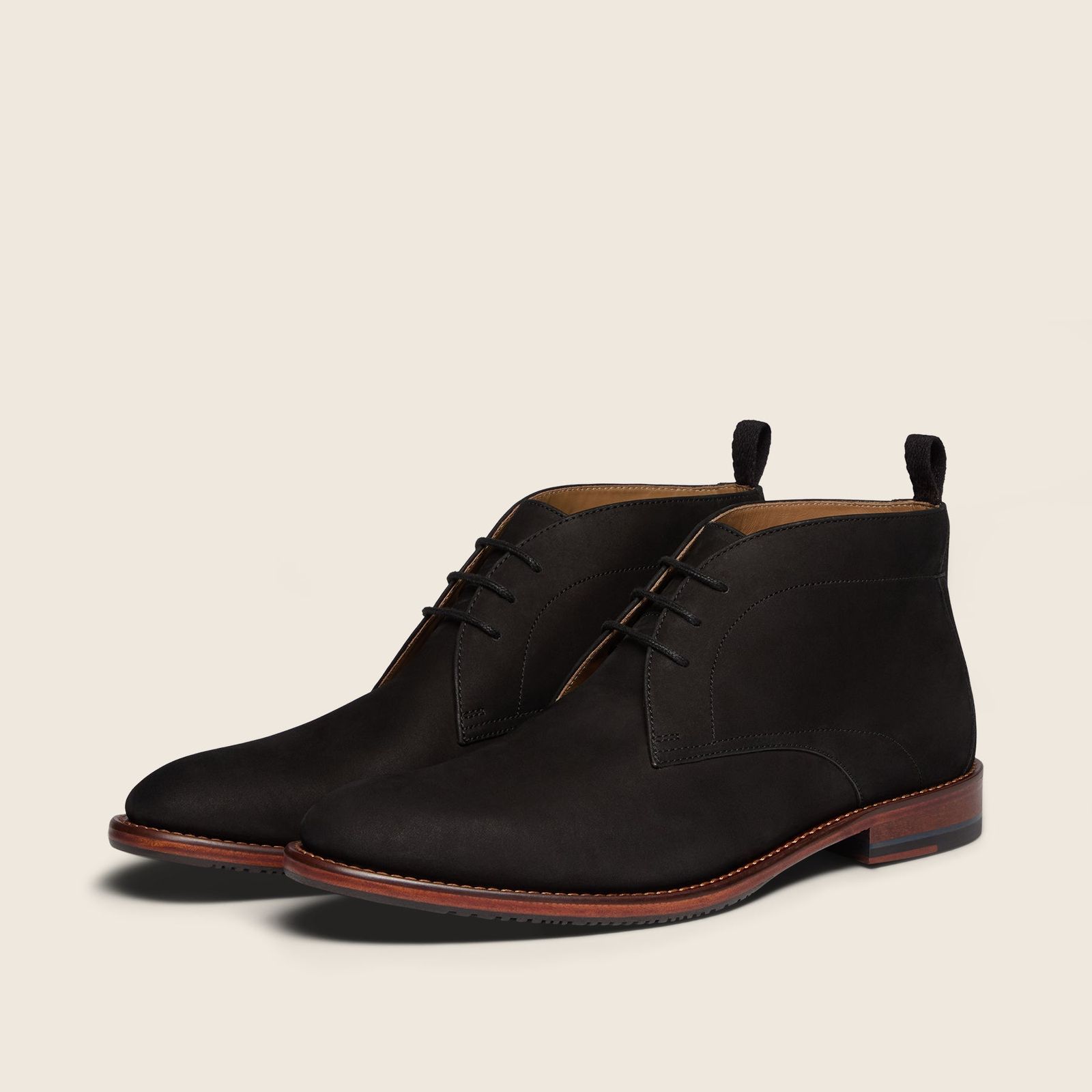 Farleton Black Nubuck