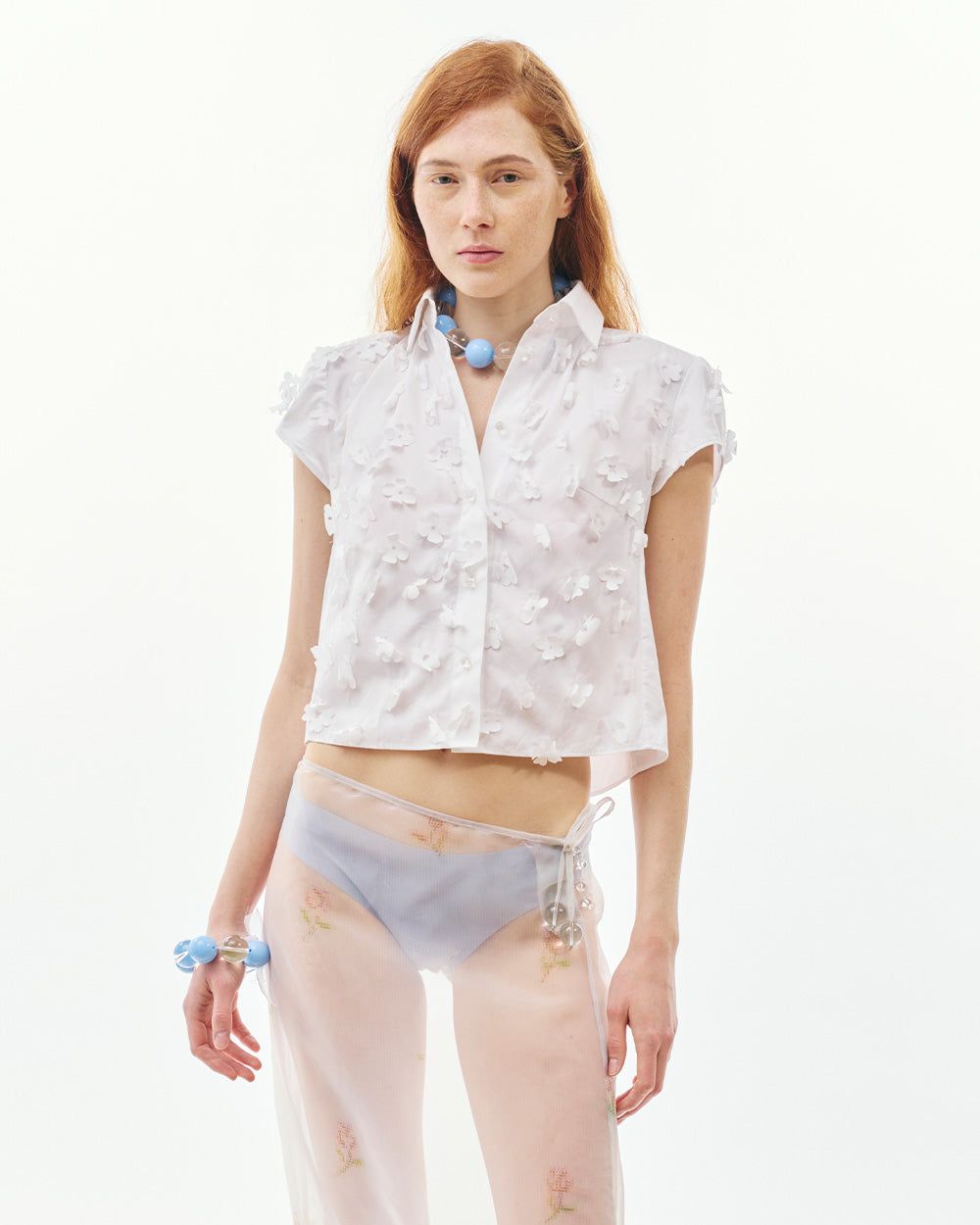 FLOAT FLOWER MINI SHIRT